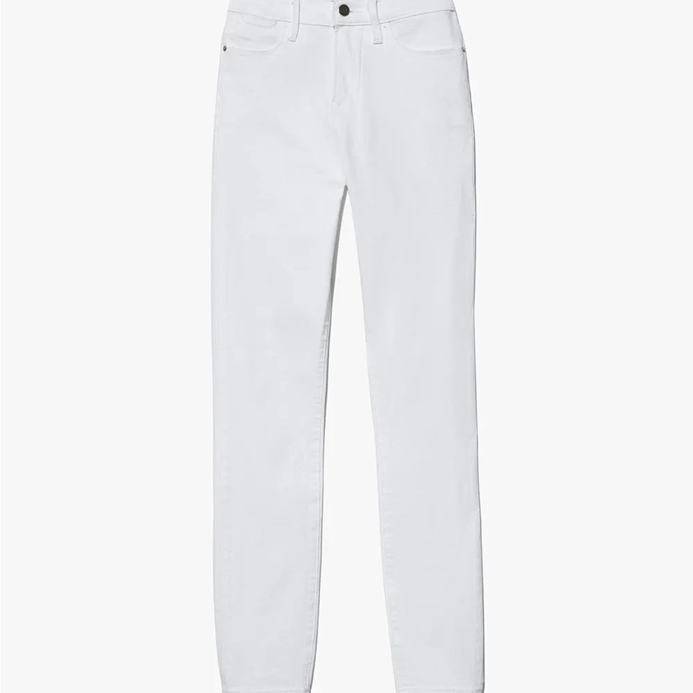 Frame Le High Skinny White size 25